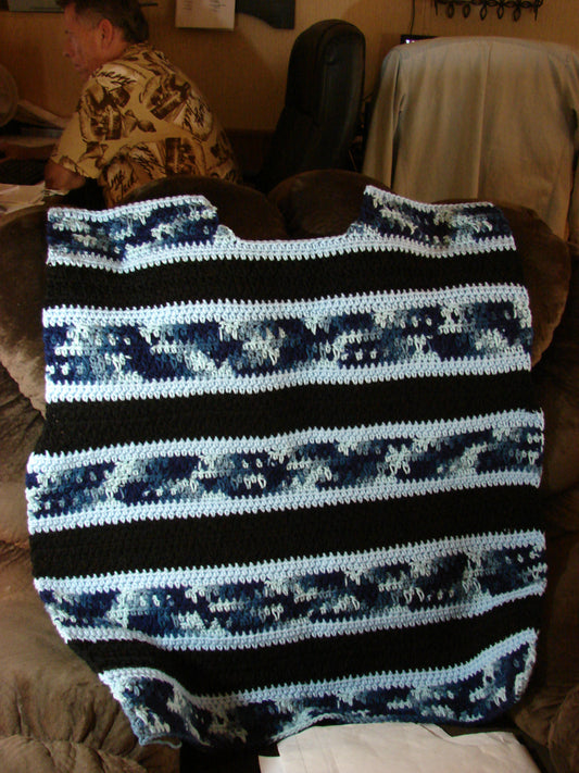 Crochet Men's Hooded Sweater Part 1
