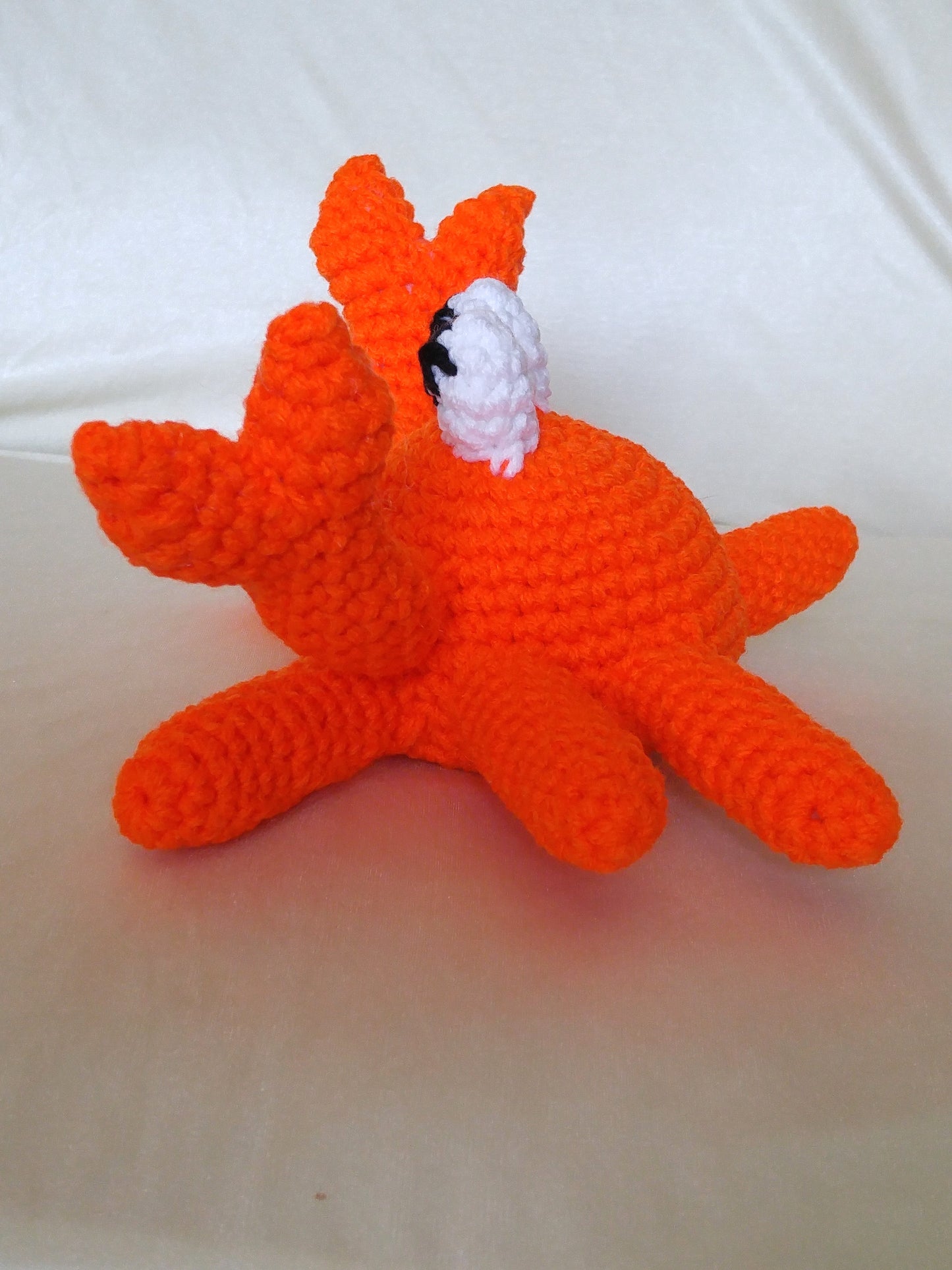 Crochet Amigurumi Orange Crab