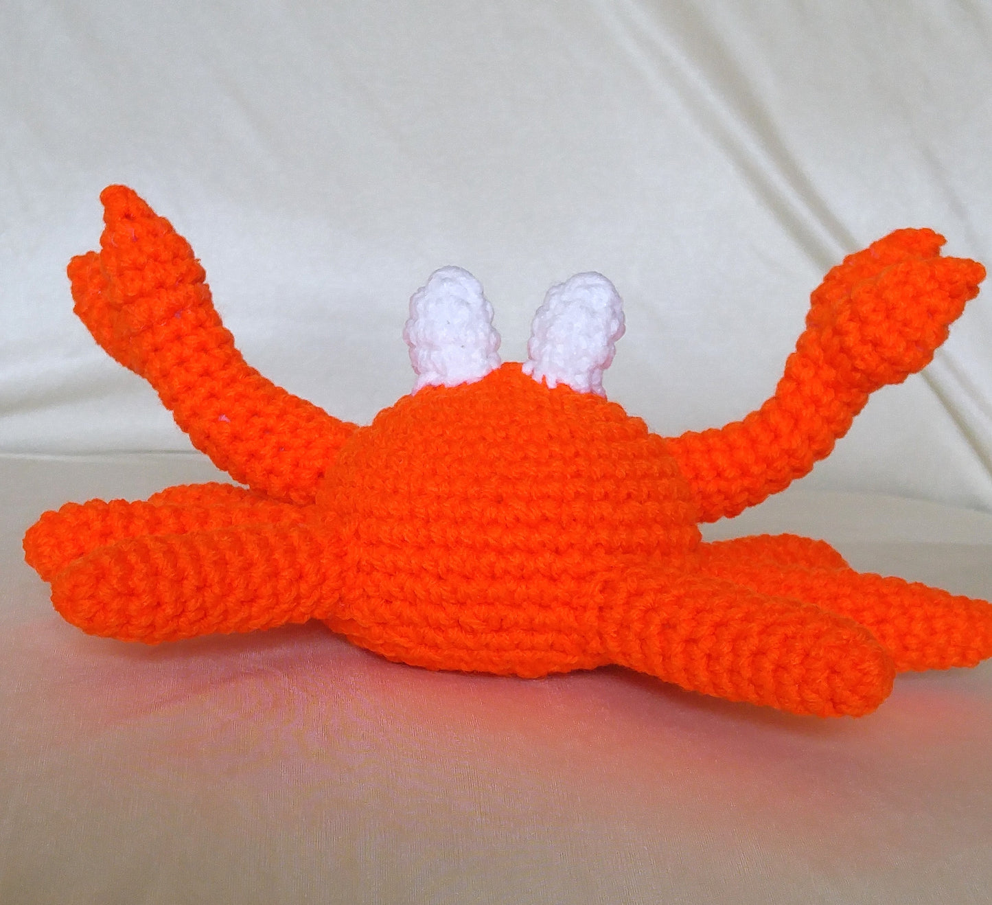 Crochet Amigurumi Orange Crab