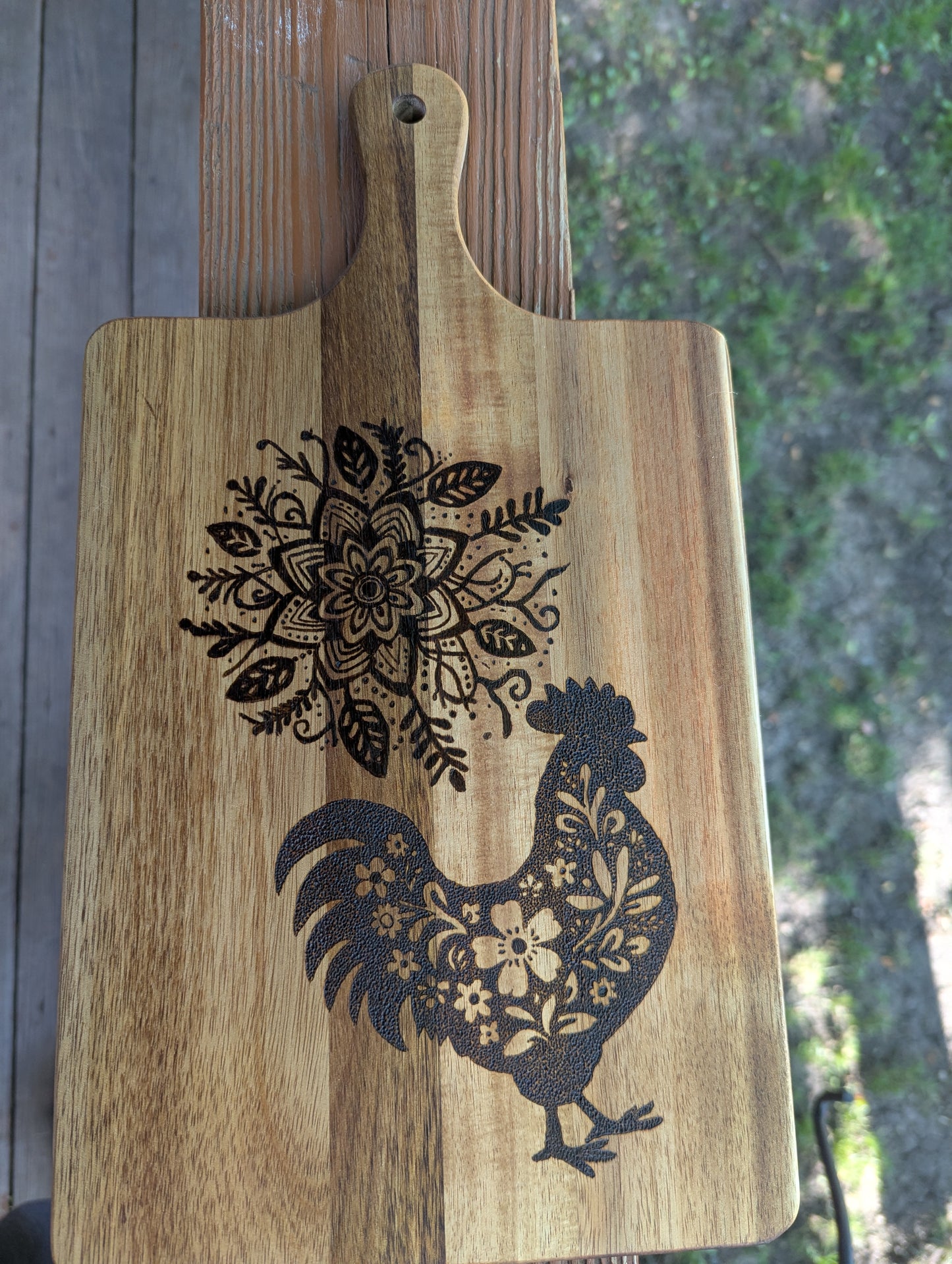 Wood-burned Cutting Board: Kitchen Rustic, Charcuterie Board, Farm Decor