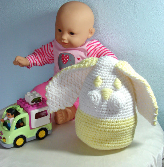 Crochet Oh So Cute Yellow Bunny Rabbit
