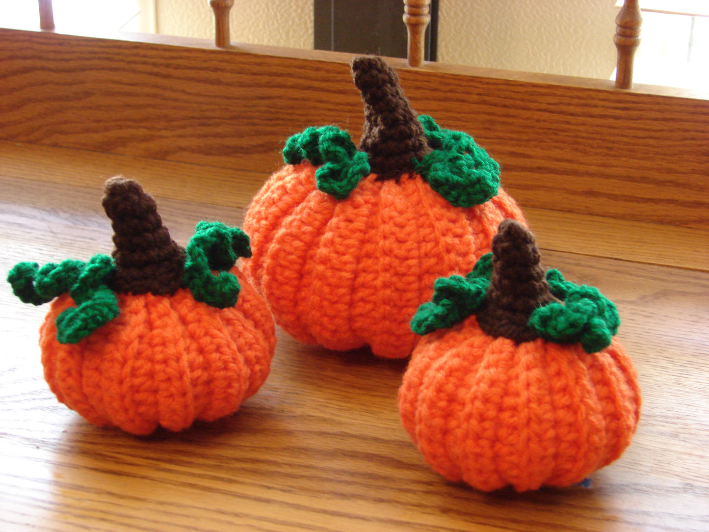 Crochet PDF Pattern For Pumpkin Decorations  *Instant Download*