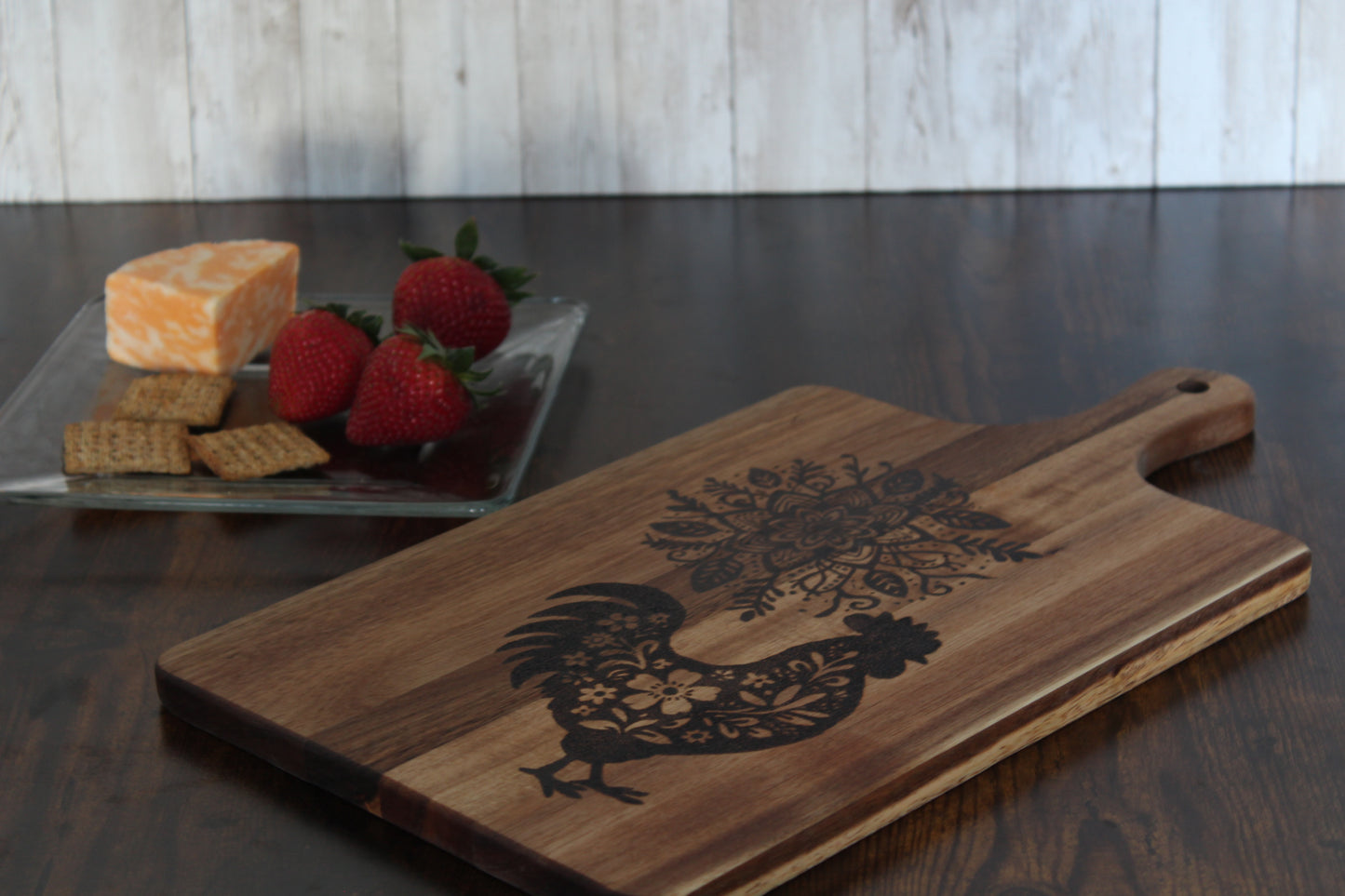 Wood-burned Cutting Board: Kitchen Rustic, Charcuterie Board, Farm Decor