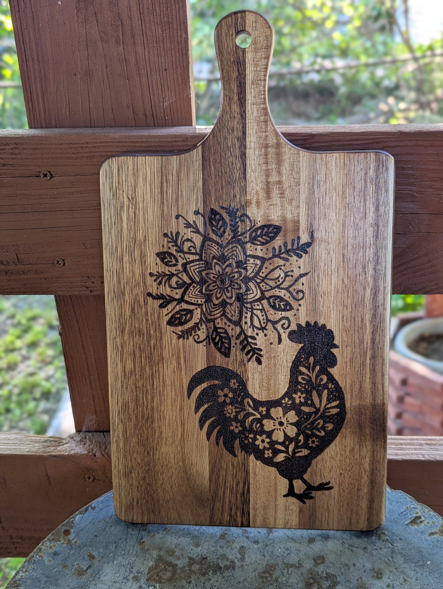 Wood-burned Cutting Board: Kitchen Rustic, Charcuterie Board, Farm Decor